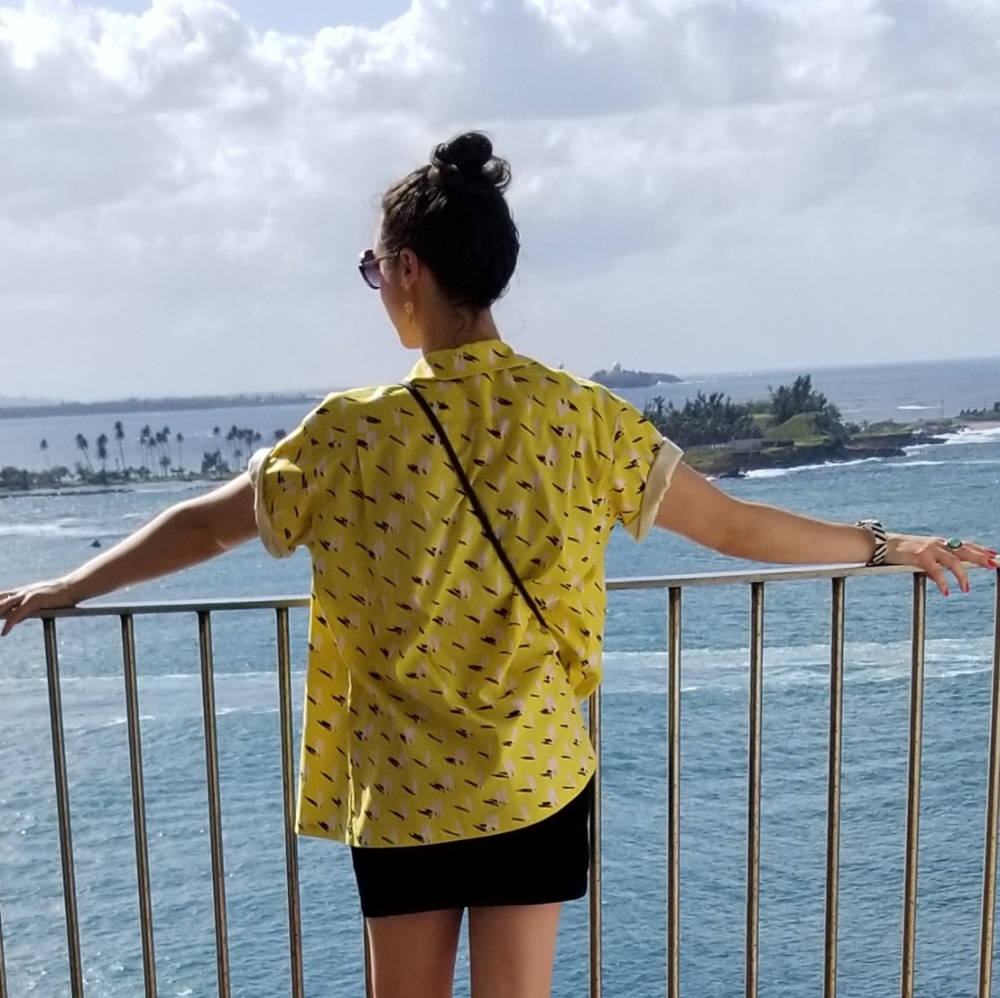 Men's Yellow Snap Up Shirt. Momitomi original🍹